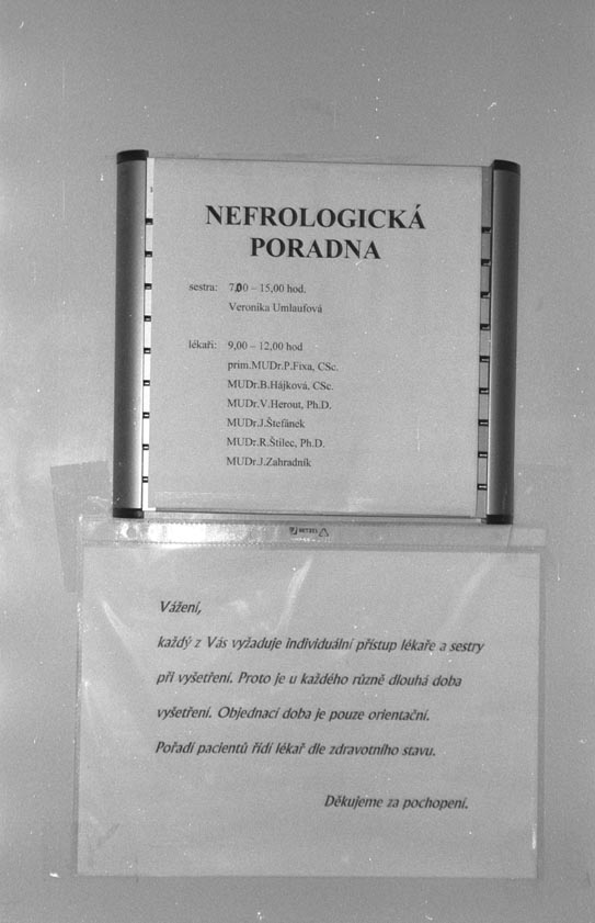 Nefrologická poradna