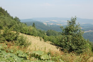 Výhled cestou někde pře Zielencem