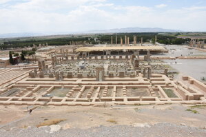 Celkový pohled na Persepolis.