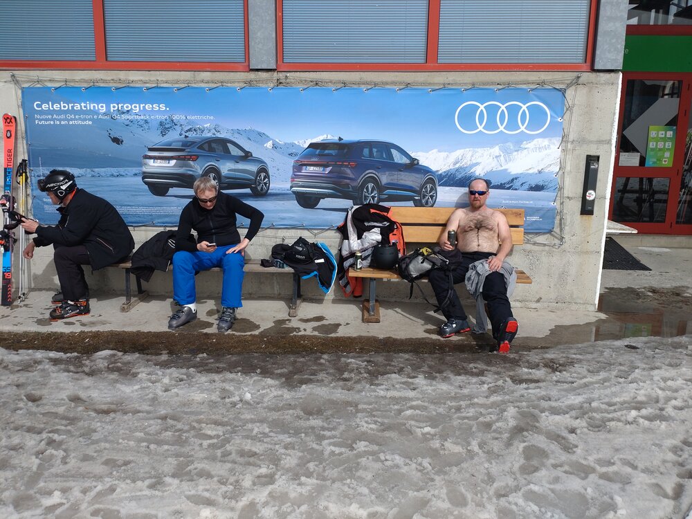 Odpočinek na Mt. Spinale.
