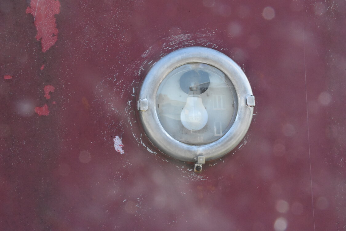 Detail světla vlaku SBahn.