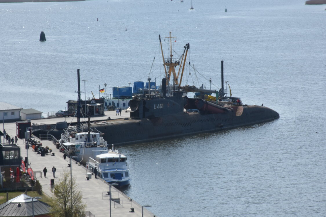 Větší detail U-461.