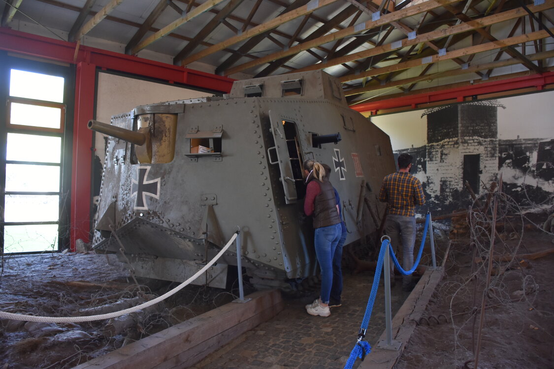 Tank A7V Wotan z první světové.