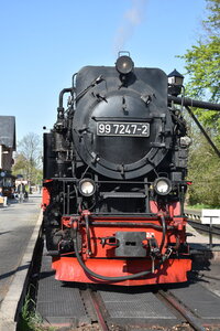 Mašinka v pohoří Harz.