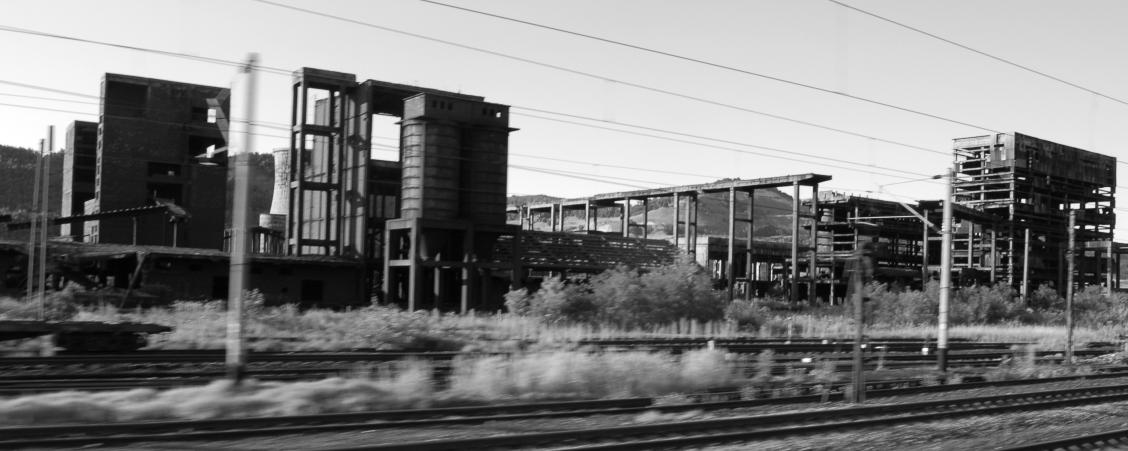 Industriálek v Copsa Mica.