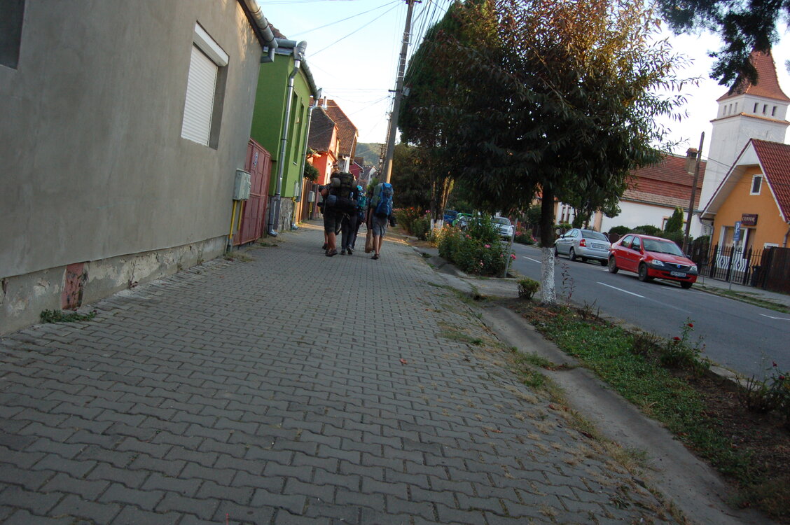 Přesunujeme se do centra. Ještě nevíme kde budeme spát.