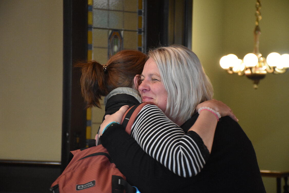 Vítání.