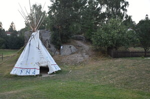 Teepee v Budislavi.